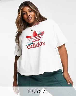 Nueva Camiseta Suelta Adidas Originals Plus x Thebe Magugu Bird of Paradise HM1887 2X Foto 1 de 4