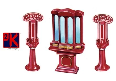 Peco LK-754 Plateforme Sucré & Chocolat Machines Un Peint Métal Blanc 0 Échelle - Photo 1/4