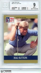 Hal Sutton RC BGS 9: 1990 Pro Set Golf Rookie Card #49 POP 3 - Picture 1 of 3