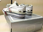 $25 Koala Kids Toddler Boys White Canvas Sneakers Shoes size 8 NEW in Box