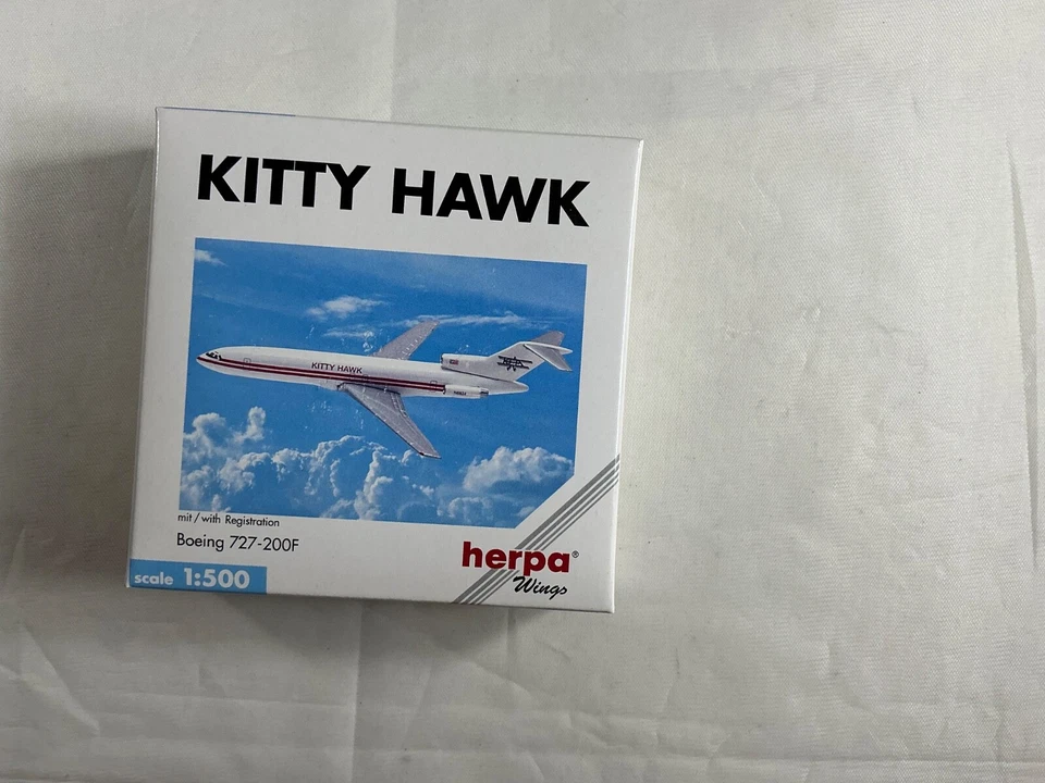 Herpa  503105 1:500 Diecast Airliner Kitty Hawk Boeing 727-200F - Image 1 of 1