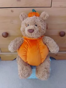 Jellycat Pumpkin Bartholomew Bear. Brand New With Tags. Lovely Face. - Picture 1 of 11