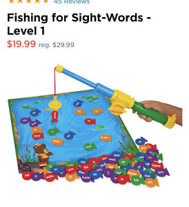 Lakeshore Learning Fishing for Sight Words, Used Twice, 50% Off