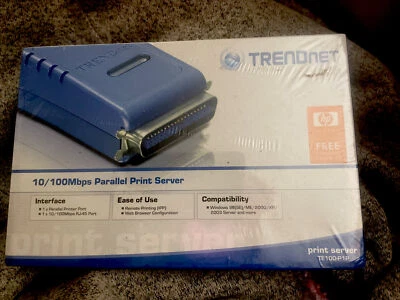 Trendnet | TE100-P1P/A | Parallel Port Network Print Server with Power Adapter - Image 1 of 4