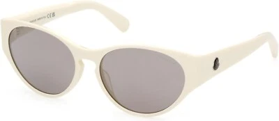 Moncler Bellejour ML0227 21C Marco de gafas de sol de plástico blanco 57-16-135 Foto 1 de 3