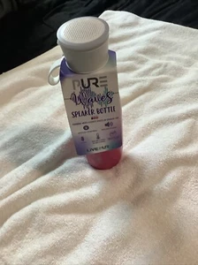 "PURE Waves" 15oz Hot Pink Bluetooth Speaker Water Bottle - New - Picture 1 of 8