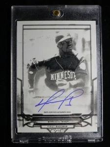 2016 Topps Tribute David Ortiz signierte weiße Druckplatte auf Karte Autogramm 1/1 - Bild 1 von 2