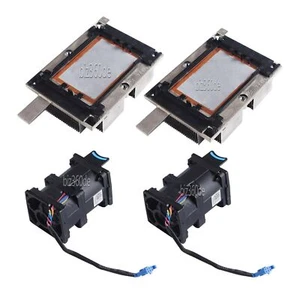 2st. 01CW2J 0NW0CG For Dell R440 R540 Server CPU HeatSink Cooling Fan Mit Cage - Afbeelding 1 van 10