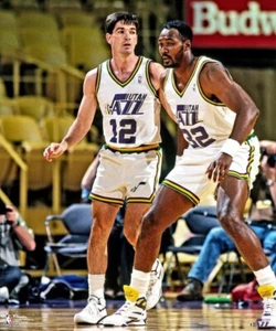 John Stockton & Karl Malone Utah Jazz 8" x 10" Basketball Photo - Picture 1 of 1