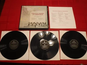 College Choirs At Christmas 3x LP Box Set 1977 Amherst Brigham Morgan U Texas - Imagen 1 de 13