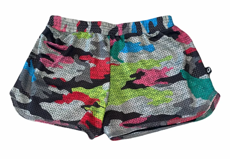Terez big girls camouflage mesh layered shorts L(14) - Image 1 of 3