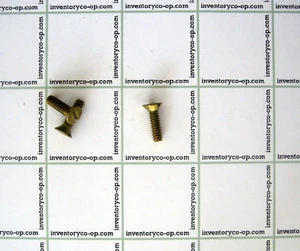 6-32 X 3/8" TORNILLO MÁQUINA RANURA DE CABEZA PLANA 100 piezas - Imagen 1 de 1