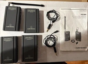 Lot of Audio-Technica Pro 88W/T & 88W/R 169.505 / 170.305 MHz and 2 Mcs Manual - Picture 1 of 3