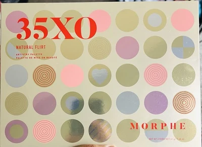 Morphe 35XO NATURAL FLIRT Artistry Eyeshadow Palette Limited Edition RARE HTF - Image 1 of 3