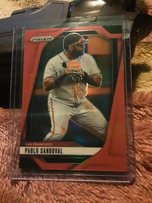 Panini Prizm 294 2025 Pablo Sandoval rojo Prizm 274/299 Foto 1 de 4