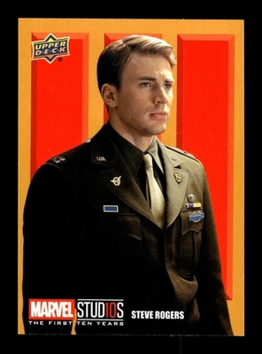 5-11-17 PWE . marvel . the first ten years roman numerals 3 . #rn23 steve rogers - Image 1 of 2