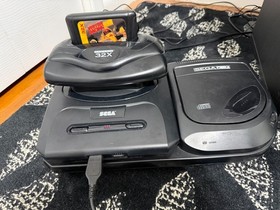 Sega Genesis 2 "Tower of Power" CD 32X Video Game Console, Tested & Working