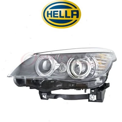 HELLA Front Left Headlight Assembly for 2009-2010 BMW 535i xDrive - ll Foto 1 de 4