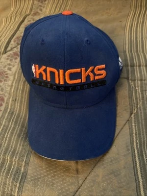 Adidas New York Knicks NBA Blue/Orange Hat One Size StrapBack Adjustable Cap - Image 1 of 4