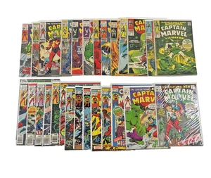 Captain Marvel (1969) Nur Schlüssel & Halbschlüssel Comic Konvolut 14 Comics #8-61 - Bild 1 von 23