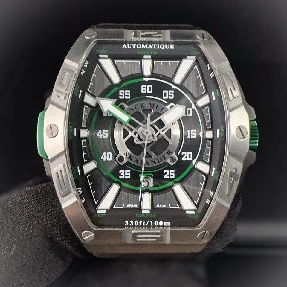 Juego Completo Franck Muller Skafander 43mm Titanio Asiático Pacífico Boutique 2024 Foto 1 de 4