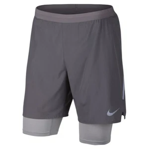 Nike Dri-FIT Stride 7" 2-in-1 Liner Shorts Men XL Running Grey DM4757-084 - Picture 1 of 4