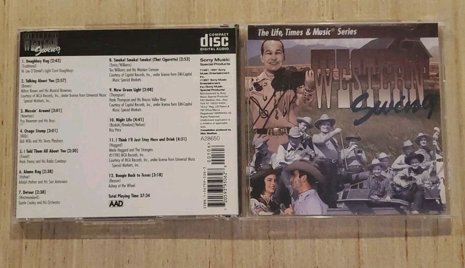 Western Swing CD Various The Life, Times & Music Series Foto 1 de 3