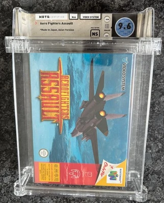 Aerofighters Assault Nintendo 64 N64 Japan Asian Version UNOPENED New WATA 9.6 - Image 1 of 4