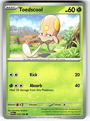Pokemon Paradox Rift Card 016/182Toedscool - Image 1 of 4