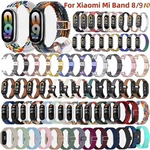 Do Xiaomi Mi Band 10 9 8 Metal Silikon Nylon Zegarek Pasek na nadgarstek Bransoletka - Zdjęcie 1 z 459