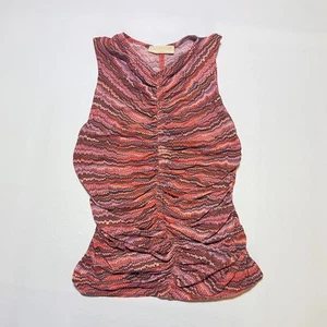 ULLA JOHNSON Alie Space Dyed Ruched 100% Tank Top Size P/Small - Picture 1 of 6