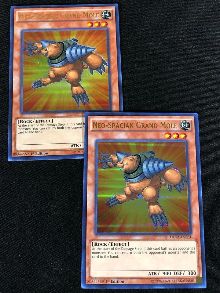 Yugioh Neo-Spacian Grand Mole DUSA-EN061 1st ULTRA x2 (近乎完好) — 第 1/1 张图片