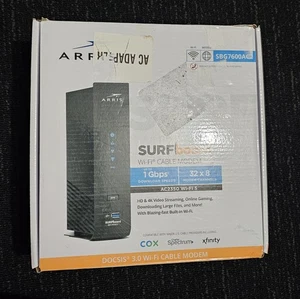 Arris SURFboard SBG7400AC2-RB Wireless Cable Modem - Picture 1 of 2