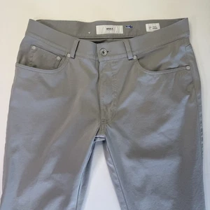 Brax Chuck Modern Fit Pants Men's 32 Gray Ultra Light 5-Pocket Hi Flex Feelgood - Picture 1 of 15