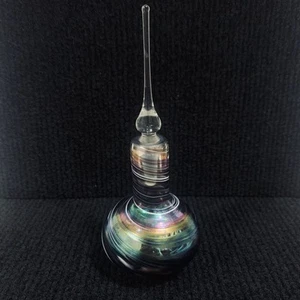 Bottiglia profumo opalescente colorata vintage 1996 Rosetree New Orleans con tappo - Foto 1 di 13