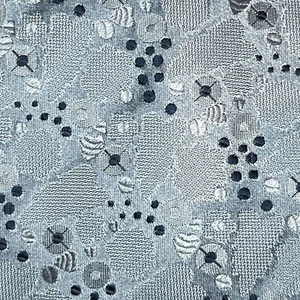 £180 KENZO MENS BLUE & NAVY ABSTRACT WOVEN GEOMETRIC SILK TIE MADE IN ITALY Y8 - Picture 1 of 9