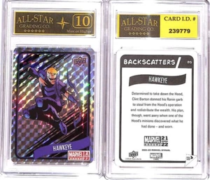 2021-22 Upper Deck Marvel Annual Backcatters Hawkeye #B5 #O - Imagen 1 de 1
