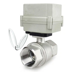 HSH-Flo 1-1/4" to 2" 12V/24V/230V Stainless Steel Motorized Electric Ball Valve - Bild 1 von 9