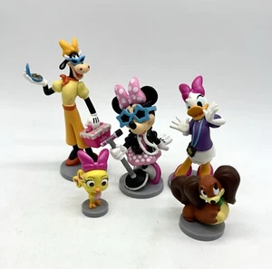 Minnie Mouse Rock n' Roll Band PVC lot Disney Cuckoo Loca Bow Toons Clara Bell - Picture 1 of 18