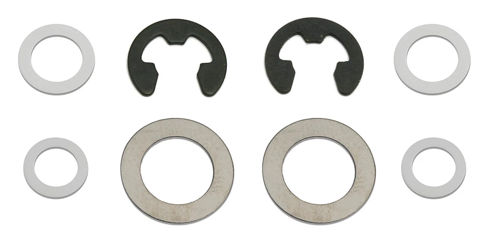 Team Associated 25019 Main Gear Box Shims & Clips For MGT - Image 1 of 1