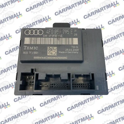 2006 2007 Audi A6 Rear Left Side Door Control Module Unit 4F0-959-795-E OEM - Image 1 of 4