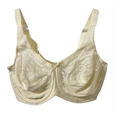 Sujetador Lilyette 0428 Comfort Cobertura Completa Minimizador Con Aros Crema Talla 34D Foto 1 de 4