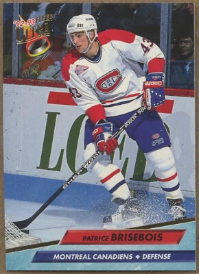 1992-93 Fleer Ultra #325 Patrice Brisebois Montreal Canadiens - Image 1 of 2