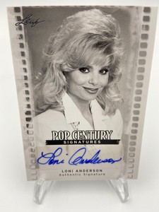 2011 Leaf Pop Century LONI ANDERSON AUTO Signed Card WKRP in Cincinnati JENNIFER