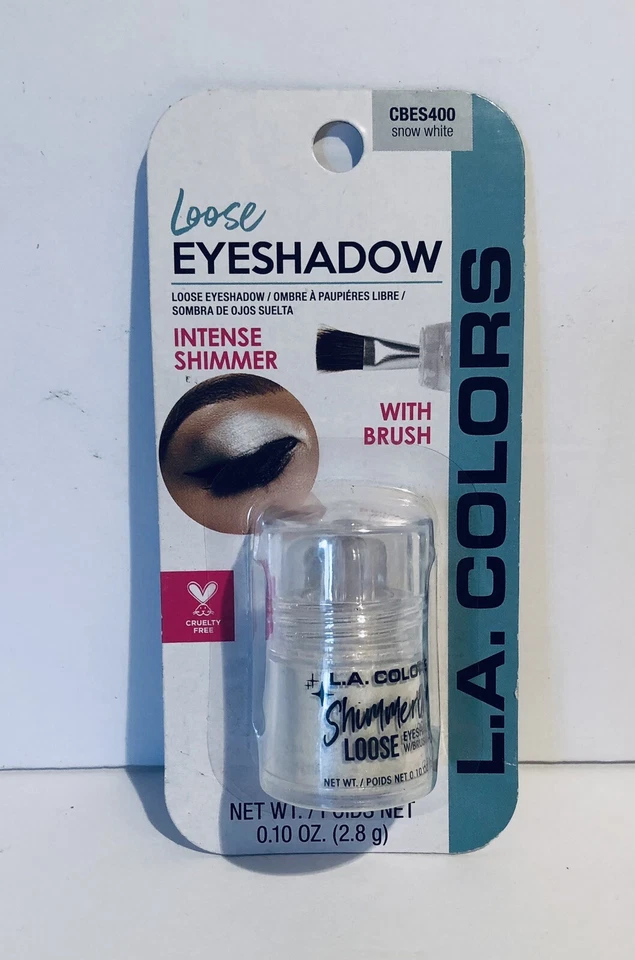 2lot L.a. Colors Expressions Loose Eyeshadow Snow White Cbes400