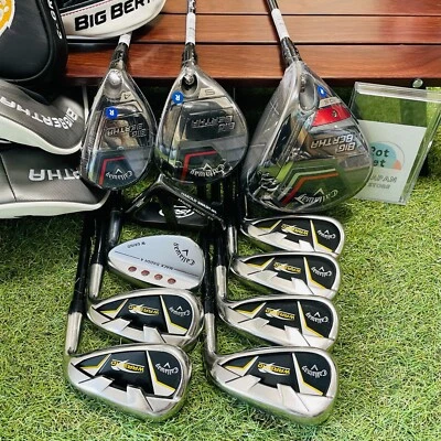 Callaway NEW BIG BERTHA 1w 5w 4ut Used Warbird Iron 5-9Pw Fullset 11Pcs Golf - Image 1 of 4