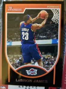 2007/08 LeBron James Bowman Cavaliers Heat Lakers