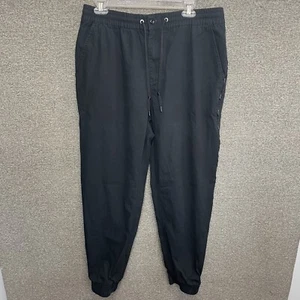 Converse Pantalone Conico Uomo Taglia 33 Nero Elastico Coulisse - Foto 1 di 14