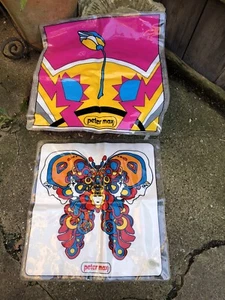 Vintage 1960's Peter Max inflatable cushions mid century psychedelic butterfly - Picture 1 of 24