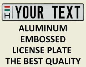 Hungary European Euro License Plate Number Custom Text Customized Tag ver2 - Picture 1 of 2